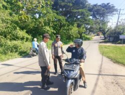 Polsek Maluk Gelar Razia KRYD, Situasi Aman dan Kondusif