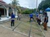 Wujud Empati Atas Musibah Kebakaran di Desa Lido, Polsek Belo dan Unsur Forkompicam Belo Gelar Gotong Royong dan Siapkan Tenda Pengungsian.