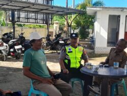 Polsek Jereweh Intensifkan Patroli Dialogis, Warga Diimbau Bijak Bermedsos dan Jaga Kamtibmas
