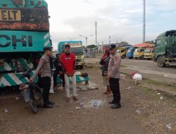 Polsek Kawasan Pelabuhan Laut Bima Laksanakan Patroli Rutin, Imbau ABK dan Buruh Jaga Kamtibmas