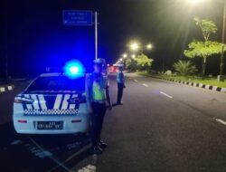 Cegah Balap Liar, Satlantas Lobar Patroli Jalur Bypass BIL