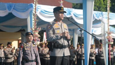 Pimpin Apel Perdana, Kapolda NTB: Kalau Belum Bisa Berprestasi, Jangan Mendatangkan Masalah
