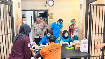 Polres Sumbawa Barat Laksanakan Pemeriksaan Kesehatan Bagi Tahanan