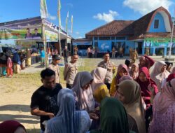 Polsek Praya Barat Daya Laksanakan Pengamanan Gerakan Pangan Murah di Prabarda