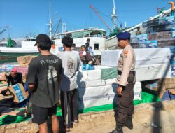 Sat Polairud Polres Bima Kota Berikan Edukasi Kamtibmas kepada Buruh Pelabuhan