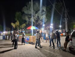 Patroli Strong Point Rinjani Presisi, Polsek Rasanae Barat Ciptakan Situasi Aman dan Kondusif pada Malam Minggu