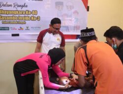 Polres Loteng Bersama Media Sasamboinside Gelar Khitanan Massal Gratis dan Donor Darah. ‎