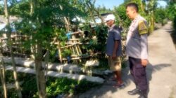 Bhabinkamtibmas Labuapi Ajak Warga Tanam Komoditas Harian