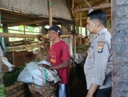 Bhabinkamtibmas Desa Keroya Lakukan Sambang Desa dan Ajak Warga Jaga Kamtibmas serta Dukung Ketahanan Pangan