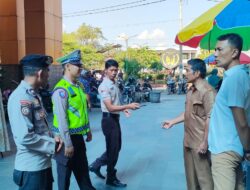 Patroli Dialogis Polsek Kopang di Pasar Jelojok, Wujudkan Situasi Kamtibmas yang Aman dan Kondusif