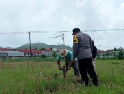 Bhabinkamtibmas Karang Bongkot Dorong Ketahanan Pangan