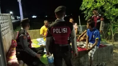 Tekan Kriminalitas, Polres Lombok Barat Patroli Malam