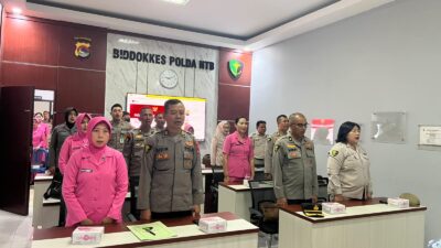 Biddokkes Polda NTB Tegaskan Komitmen Antinarkoba dan Disiplin Lewat Penandatanganan Pakta Integritas