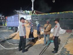 Patroli Blue Light Cipkon Polsek Kawasan Pelabuhan Laut Bima, Wujudkan Situasi Aman dan Kondusif
