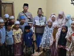 Sambut Hari Bhayangkara ke-80, Polsek Buer Salurkan Bantuan Al-Qur’an ke Rumah Mengaji