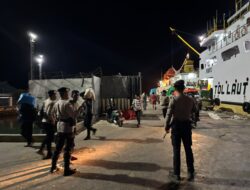 Patroli Blue Light Sat Samapta Polres Bima Kota Intensifkan Himbauan Kamtibmas di Malam Hari