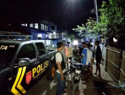 Polsek Asakota Gelar Patroli Cipkon Blue Light, Imbau Pemuda Hindari Begadang dan Perilaku Berisiko