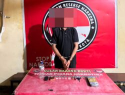 Simpan Sabu di Rumah Mertua, Pria di Jatibaru Barat Diamankan Satresnarkoba