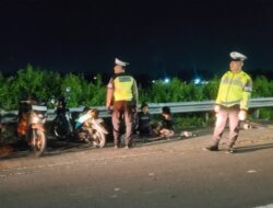 Satlantas Polres Lombok Barat Intensifkan Patroli Malam Jalur Bypass BIL 2