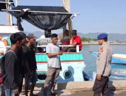 Cegah Risiko Kecelakaan Laut, Sat Polairud Berikan Edukasi Keselamatan kepada Nelayan