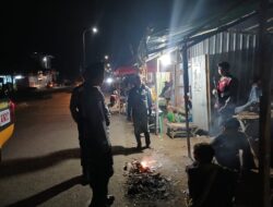 Jaga Kondusivitas Wilayah, Sat Samapta Polres Bima Kota Gelar Patroli Tengah Malam
