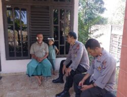 KASAT BINMAS POLRES DOMPU AJAK TOKOH MASYARAKAT DESA O’O JAGA KAMTIBMAS DAN HINDARI AKSI PEMBLOKIRAN JALAN