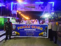 Polsek Rasanae Barat Amankan dan Kawal Pawai Obor 1 Muharam 1448 H di Kota Bima