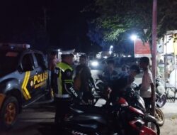 Jaga Kondusifitas Wilayah dan Cegah Potensi Guankamtibmas di Malam Hari, Piket Gabungan Fungsi Polres Bima Kabupaten Gelar Patroli Humanis