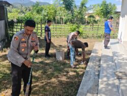 Sambut Hari Bhayangkara Ke-80, Personel Polsek Buer Gelar Bakti Religi di Musholla Al-Marwah Rosadha