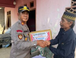 POLRES DOMPU GELAR ANJANGSANA DAN SALURKAN BANTUAN SOSIAL KEPADA PURNAWIRAWAN POLRI DAN WARAKAWURI DALAM RANGKA HARI BHAYANGKARA KE-80