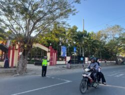 SAT LANTAS POLRES DOMPU LAKSANAKAN RAWAN PAGI, WUJUDKAN KAMSELTIBCAR LANTAS DAN BERIKAN RASA AMAN KEPADA MASYARAKAT