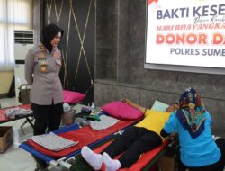 Sambut Hari Bhayangkara Ke-80, Polres Sumbawa Gelar Bakti Kesehatan Donor Darah