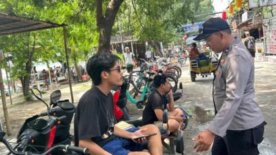 Patroli Sore Polsek Tanjung Sisir Titik Rawan, Harkamtibmas Tetap Kondusif