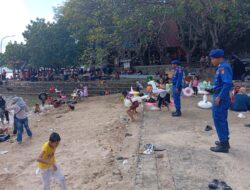 Sat Polairud Polres Bima Kota Laksanakan Patroli Wisata dan Pengamanan Pengunjung di Pantai Lawata