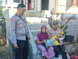 Jelang Hari Bhayangkara Ke-80, Polsek Buer Salurkan Bantuan Sembako untuk Warga Kurang Mampu dan Lansia