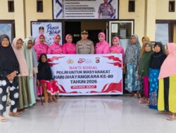 Sambut Hari Bhayangkara ke-80, Polsek Belo Salurkan Bantuan Sosial untuk Warga