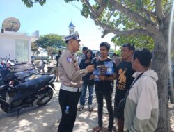 Satlantas Polres Bima Kota Ingatkan Bahaya Knalpot Tidak Sesuai Spesifikasi