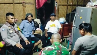Sinergitas TNI–Polri Hadir di Tengah Masyarakat, Bhabinkamtibmas dan Babinsa Selesaikan Perselisihan Keluarga Secara Humanis