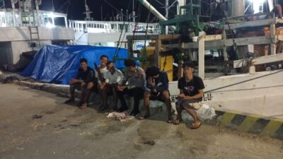 Jaga Kondusivitas Pelabuhan, Personel Polsek KPL Bima Gelar Patroli Malam