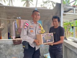 Jelang Hari Bhayangkara ke-80, Polres Lombok Barat Berbagi Sembako di Sekotong