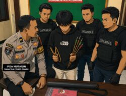 POLRES DOMPU GERAK CEPAT TANGANI KASUS PENGANIAYAAN DENGAN CARA MEMANAH, PELAKU BERHASIL DIAMANKAN