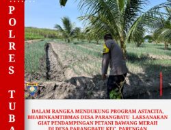 Polri Dukung Astacita, Polsek Jenu Polres Tuban jagung milik Warga di Desa Socorejo