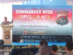 Kunker ke Polres Loteng, Kapolda NTB: Seluruh Anggota Polri Mengemban Fungsi Polmas.