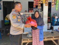 “Polisi Peduli”Jelang Puncak Hari Bhayangkara Ke-80, Polsek Bolo Polres Bima Kabupaten Menyantuni Lansia dan Anak Yatim