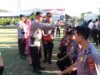 Kapolres Pimpin Upacara Kenaikan Pangkat Personel Polres Sumbawa Barat
