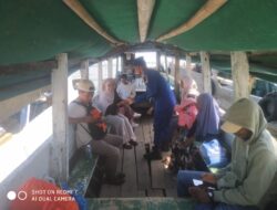 Sat Polairud Polres Bima Kota Sambangi Buruh dan ABK Kapal di Pelabuhan Sape, Tekankan Pentingnya Keselamatan Berlayar