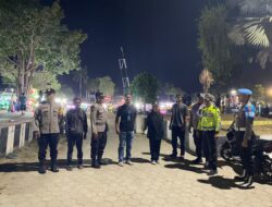 Patroli Strong Point Malam Minggu, Polres Bima Kota Gencarkan Cooling System dan Himbauan Kamtibmas
