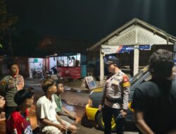 PATROLI MALAM POLRES DOMPU INTENSIFKAN DIALOG HUMANIS, AJAK MASYARAKAT PATUHI JAM MALAM DAN JAGA KAMTIBMAS