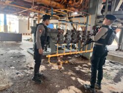 ‎ Unit Pamobvit Sat Samapta Polres Bima Kota Perketat Pengamanan Aset Vital di PLTU Bima