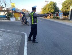 Polsek Tanjung Gelar Giat Rawan Pagi di Depan Pasar Umum Tanjung